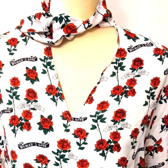 TR Sandro Paris Bessie Rose silk blouse - EUC - Picture 6 of 16